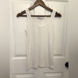 TWENTY Women's White Scoop Neck Tank Top Size S